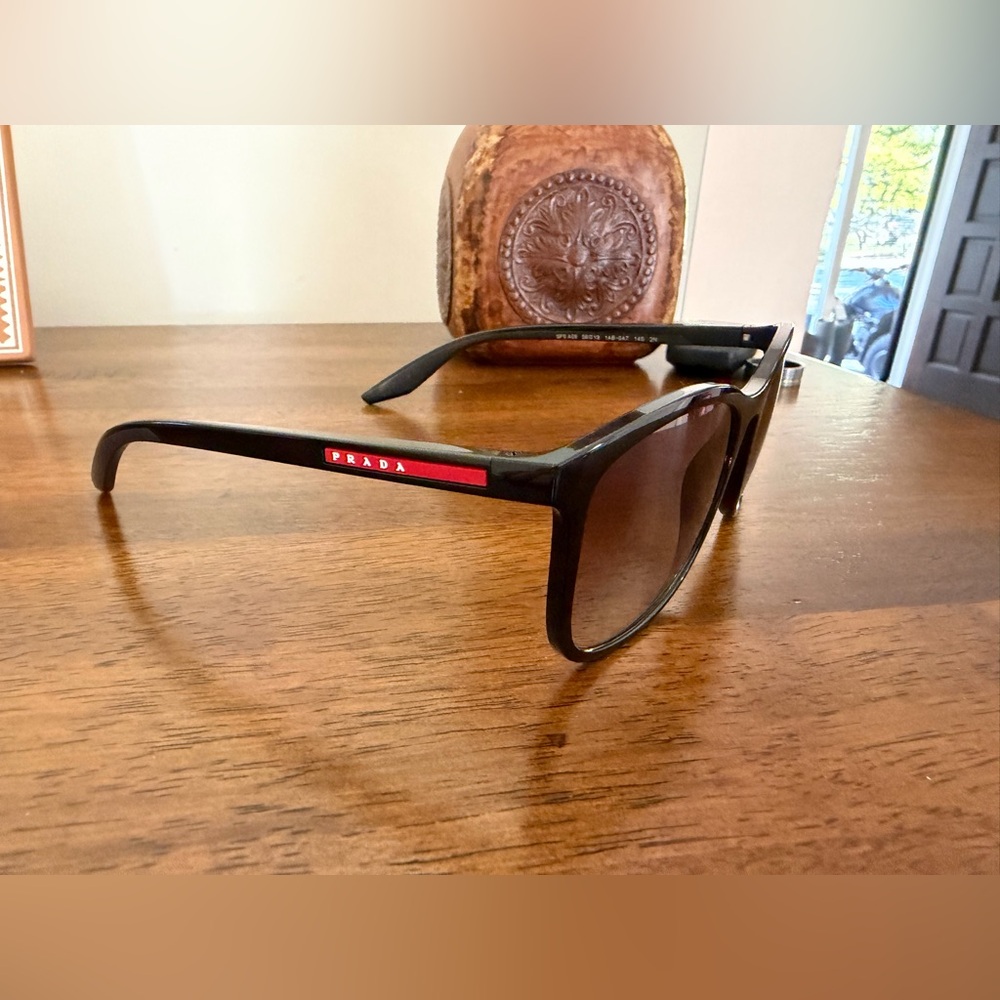 Prada Black and Red Sunglasses